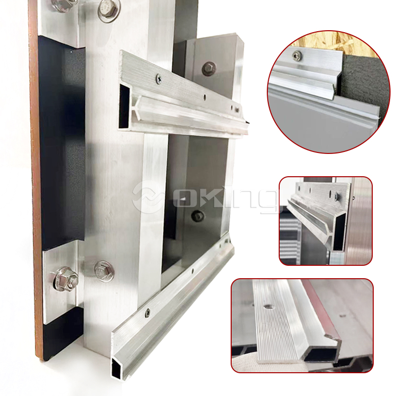 GAJ Cladding H-Shield Aluminium Exterior Starter Track Fasad Fasad Fixing Systems for Tirtain