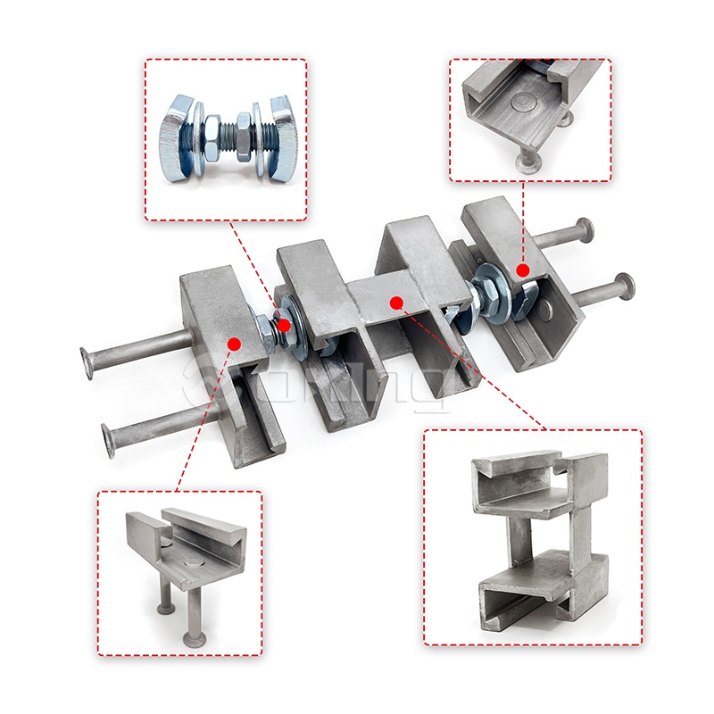 China Precast Concrete Accessories Pembekal OEM Riveted 49*30 Cast in Channel Anchor Channel