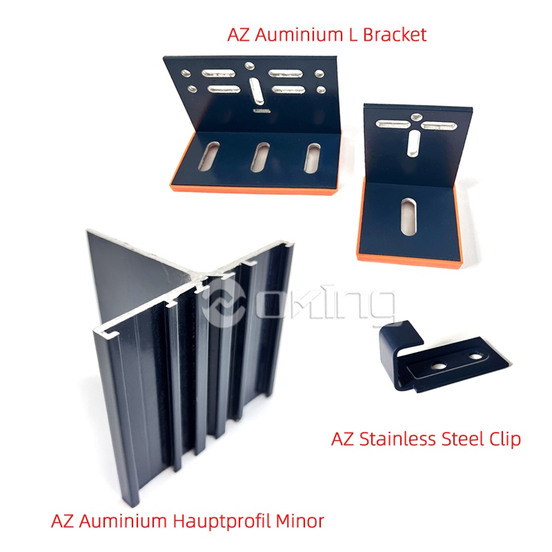 Sistem Pemasangan Fasad Bangunan Profesional dengan Pembetulan Tersembunyi/Terdedah untuk Panel Seramik Terracotta